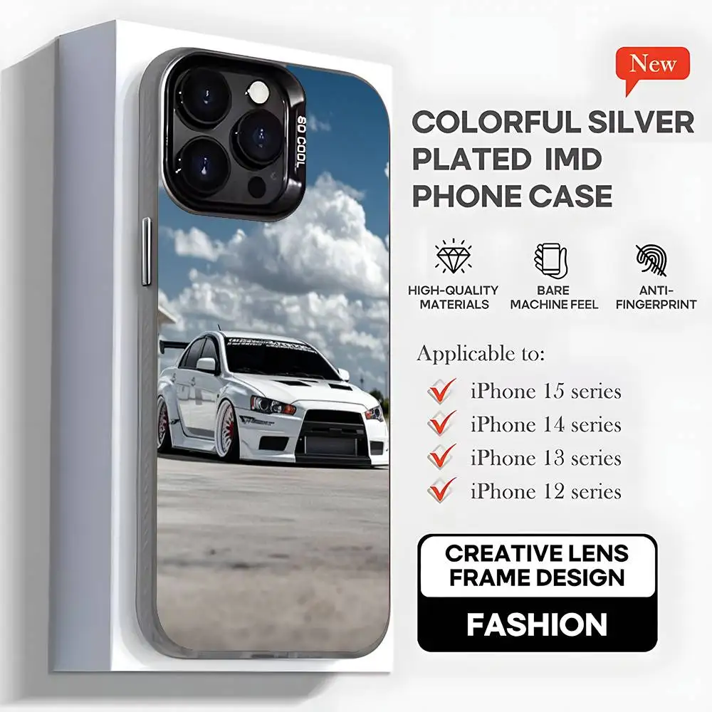 حافظة هاتف سيارة EVO X Refit باللون الأسود الرائع لهواتف iPhone 16,15,14,13,12,11,Mini,Pro,MAX,plus,غطاء أسود غير لامع مقاوم للصدمات