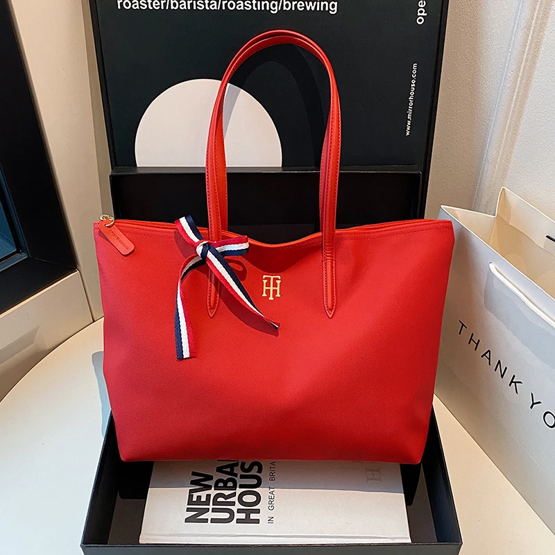 

Luxury Women Fashion High End Leather Shoulder Bag Elegant Chic Tote Handbag Daily Crossbody