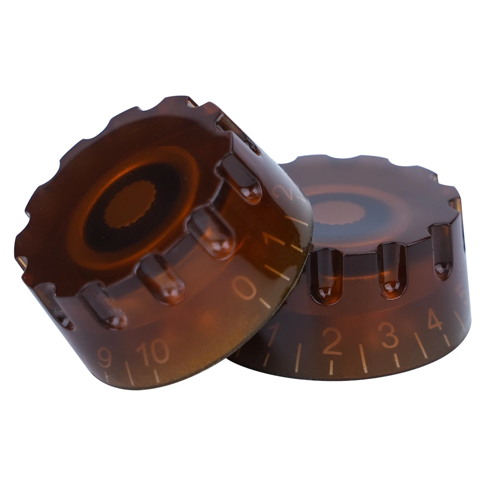 1 Stück Gitarren-Bedienknöpfe, 6 mm (0,24 Zoll) Schafttöpfe, rotierende Lautstärketasten für E-Gitarre oder Präzisionsbass – Detail 10