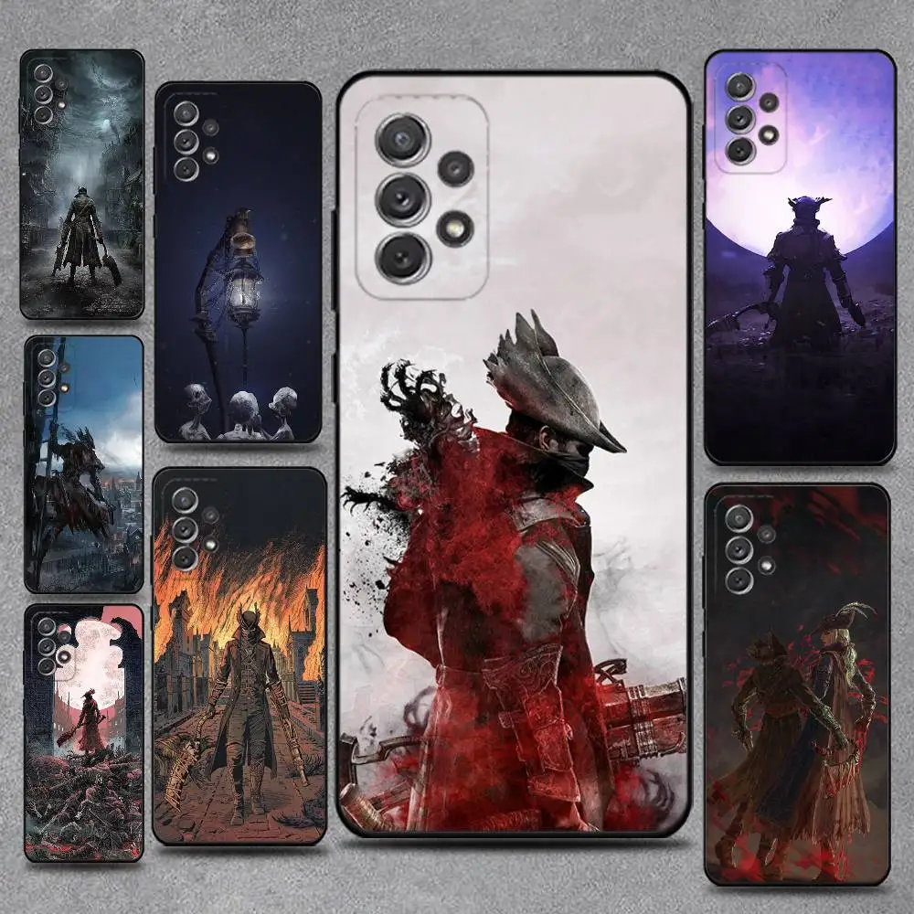 

Game Bloodborne Dark Souls Phone Case For Samsung S25,S24,S21,S22,S23,S30,Ultra,S20,Plus,Fe,Lite,Note,10,9,5G Black Cover