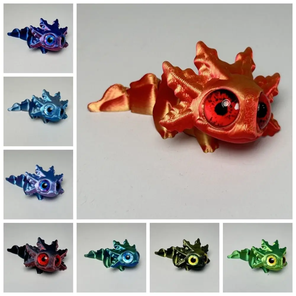 

Multi-Joint Design 3D Printing Newt Figures Movable Parts Simulation Eyes Simulation Eyes Figures Cartoon Realistic