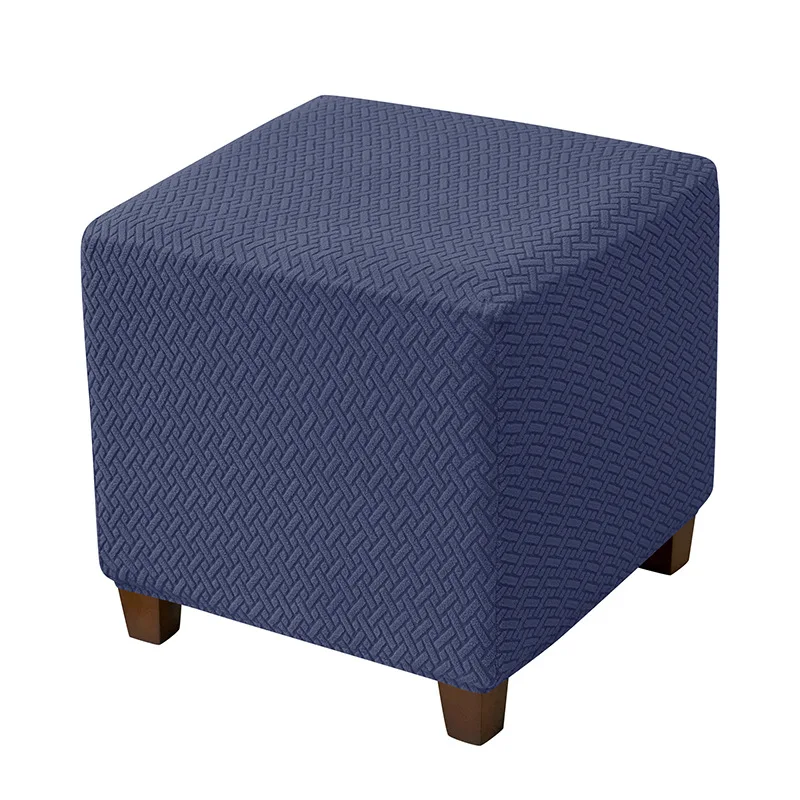 Stretch Ottoman Slipcover Stool Cover T-shape Jacquard