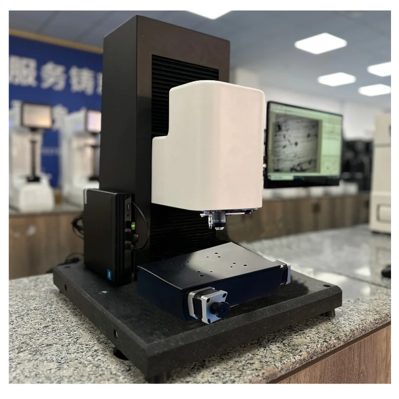 Testador de dureza digital com medição automática de indentação HV ISO/ASTM compatível com micro testador