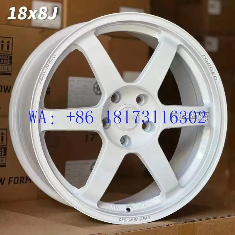 Hot Chrome 17  18  19  20 inch   lettering TE37SAGA six sports modified wheels suitable for CVR Civic