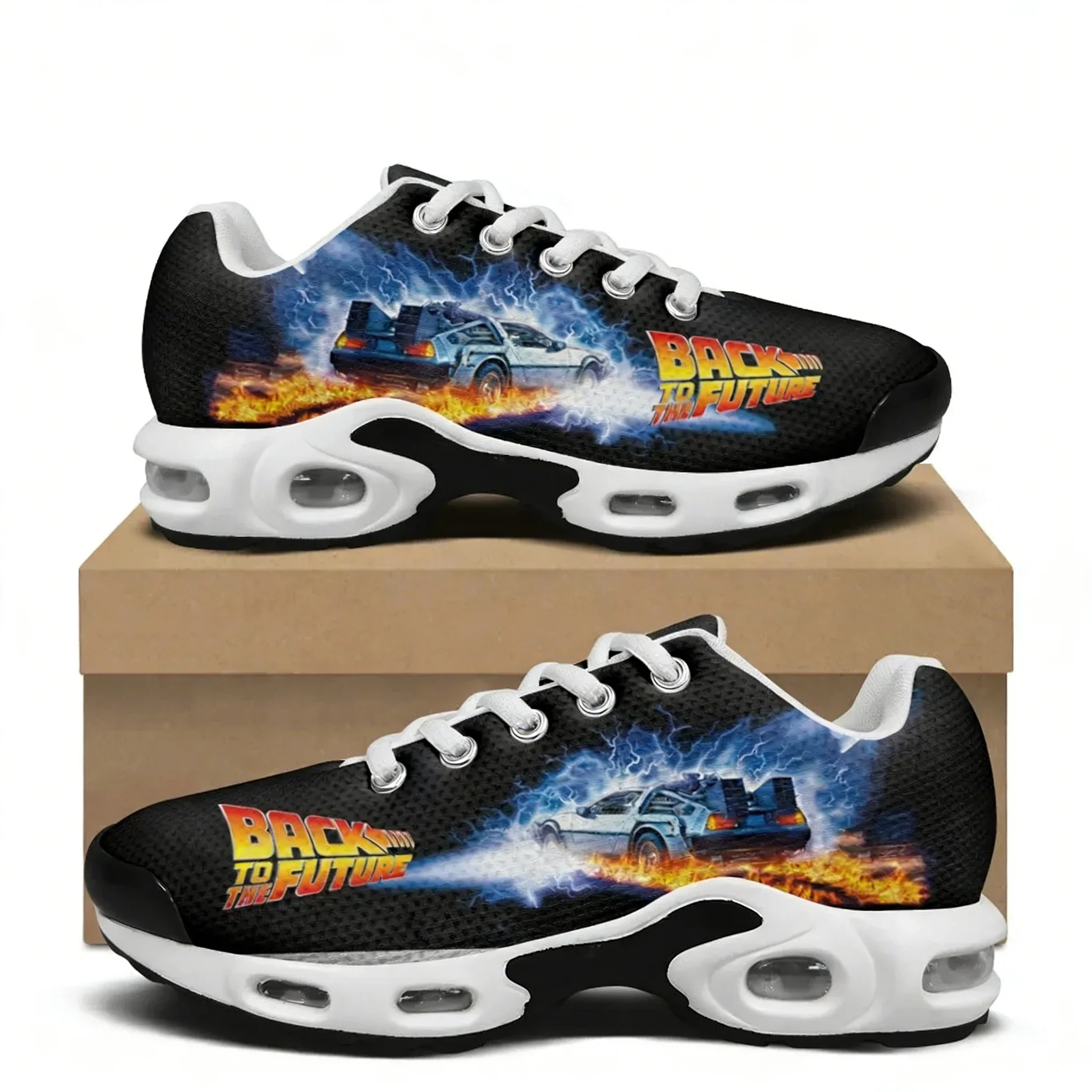 

Back to The Futures Science Fiction Movies Air Cushion Sneakers Mens Womens Sports Shoes Lightweight Climbing Shoess