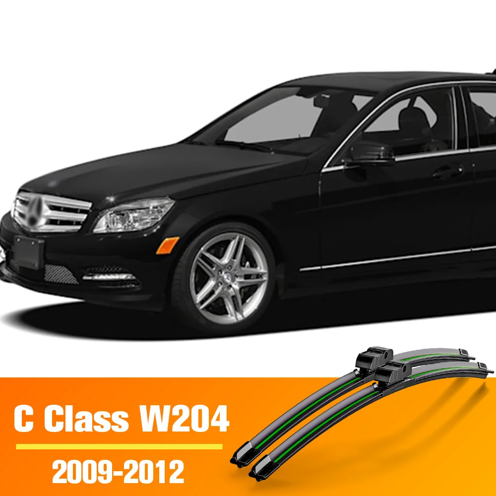 Wiper Front Wiper Blades For Mercedes Benz C Class W204 2009 2010 2011 2012 Windshield Windscreen Front Window 24\