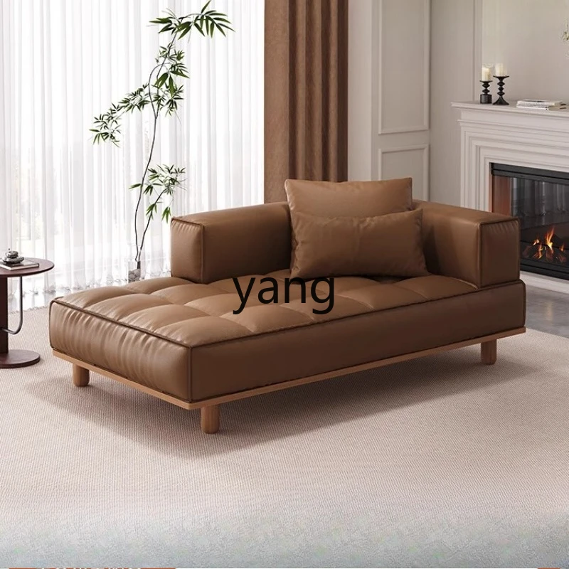 

LH log wind lounger hotel famous guest living room home balcony leather sofa