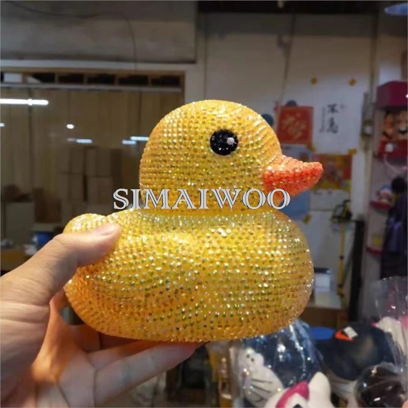 Rhinestone Emboidery Yellow Blue Duck Coin Storage Handcraft DIY Kit Diamond Painting Mosaic Kid Birthday Creative Bling Gift