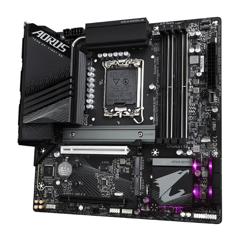 Z790M AORUS ELITE اللوحة الأم وحدة المعالجة المركزية LGA1700 DDR5 2.5GbE LAN