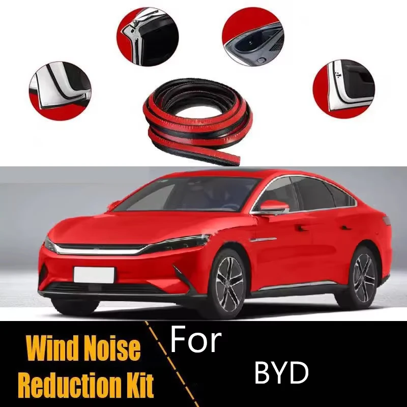 

Для BYD EV Han DM Song PLUS Qin PRO Seal EA1 SURUI автомобильная дверь А-стойка B-стойка капот багажник звукоизоляционные полоски