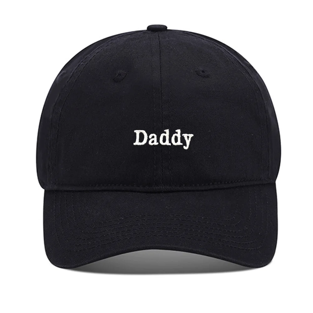 

Lyprerazy Baseball Caps Daddy Unisex Embroidery Baseball Cap Washed Cotton Embroidered Adjustable Cap