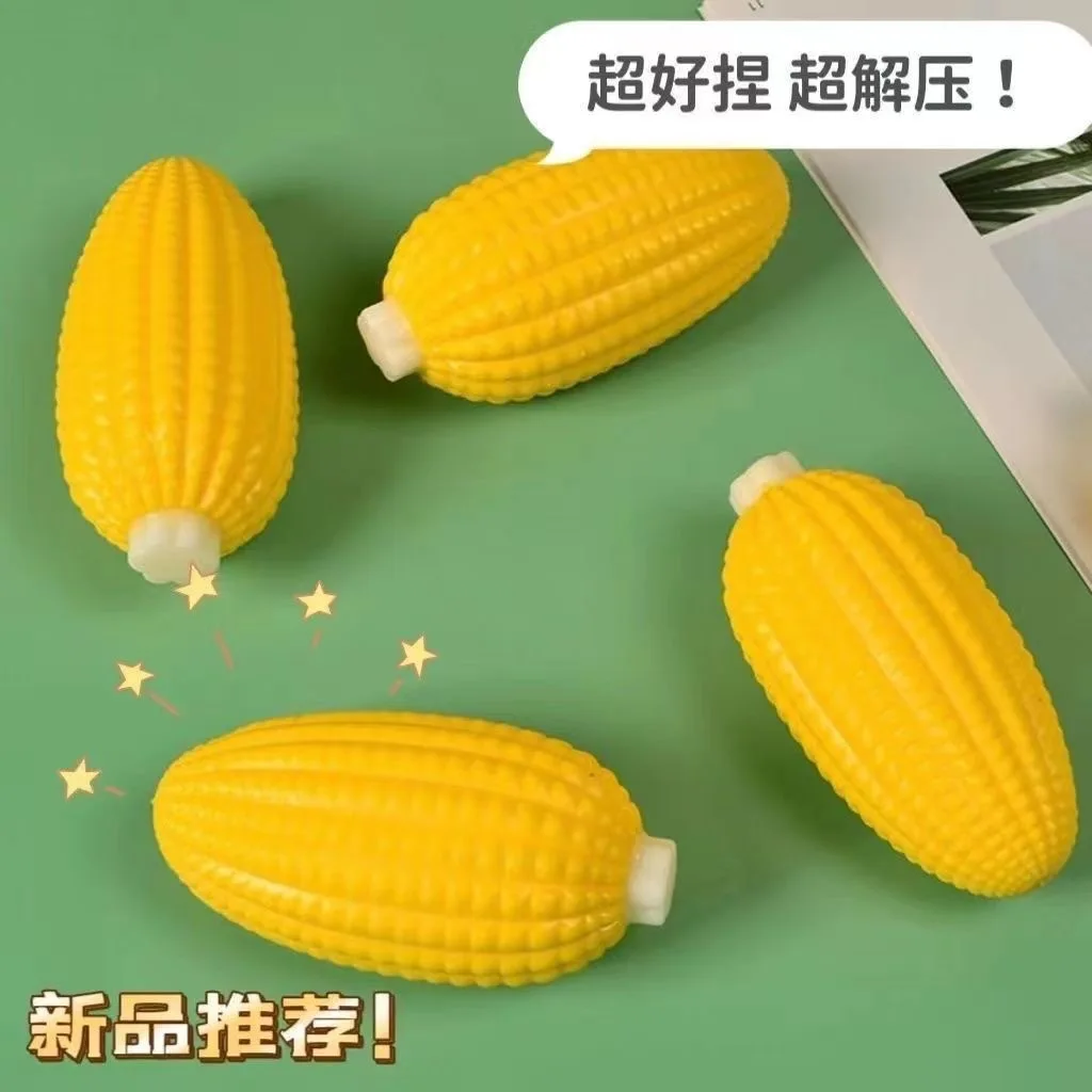 Squeeze Toys Corn Simulation Stress Relief Toy - Simulated Hand Feel, Elastic Recovery, Food Release, Stress Relief, Cute Toy