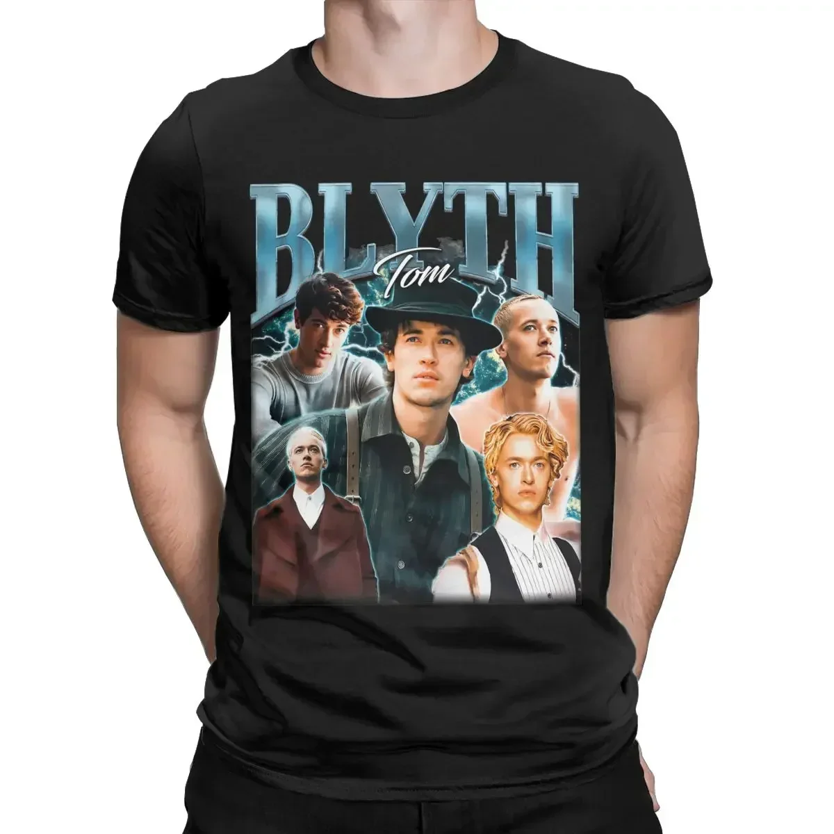 Retro Tom Blyth T Shirt erkekler pamuk yenilik t-shirt O boyun cocolanus kar Tee gömlek kısa kollu giysi büyük boy men clothing