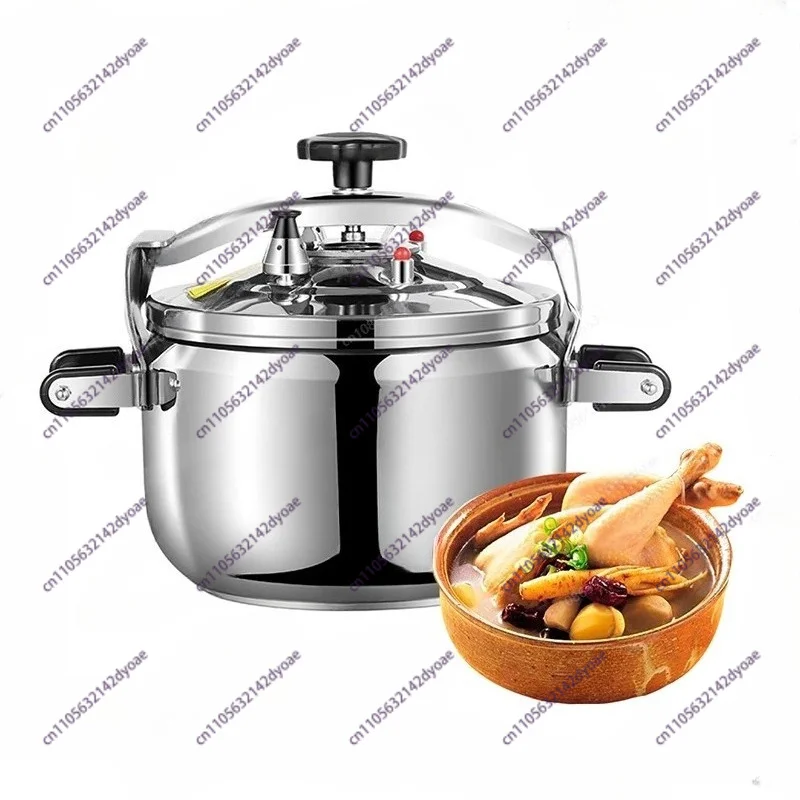 304 stainless steel vacuum micro-pressure soup pot, household open flame pressure cooker