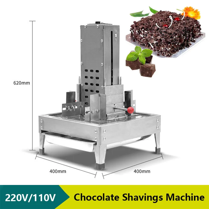 High Quality Electric Chocolate Shaver Slicer Scratching Curls Flake Making New Professional Chocolate Shaving Machine