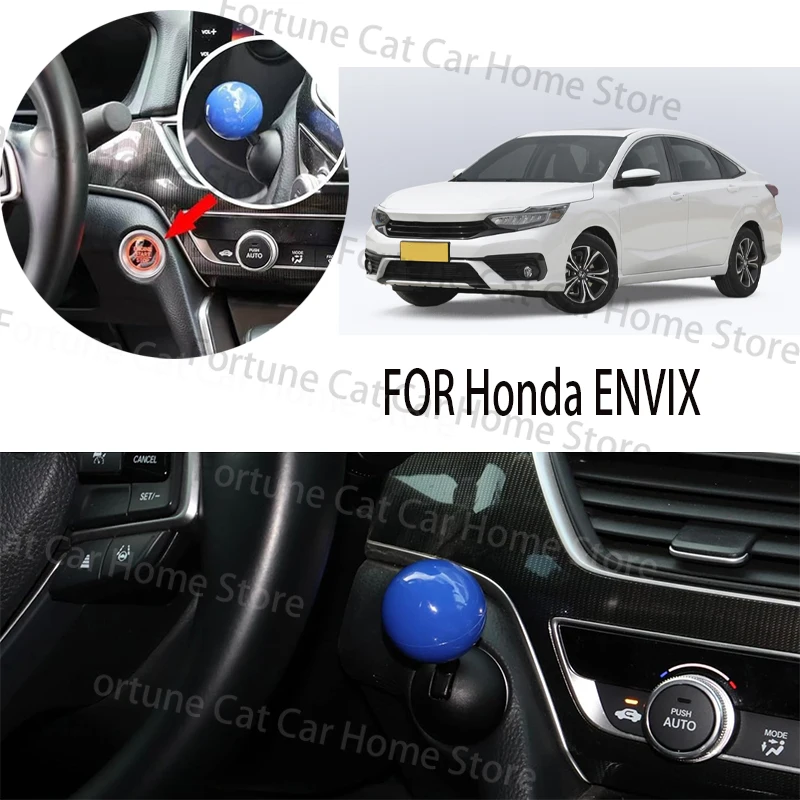 

FOR HONDA ENVIX car BUTTON START Modification of pull rod decorative ball All metal ball tie rod Circular decorative