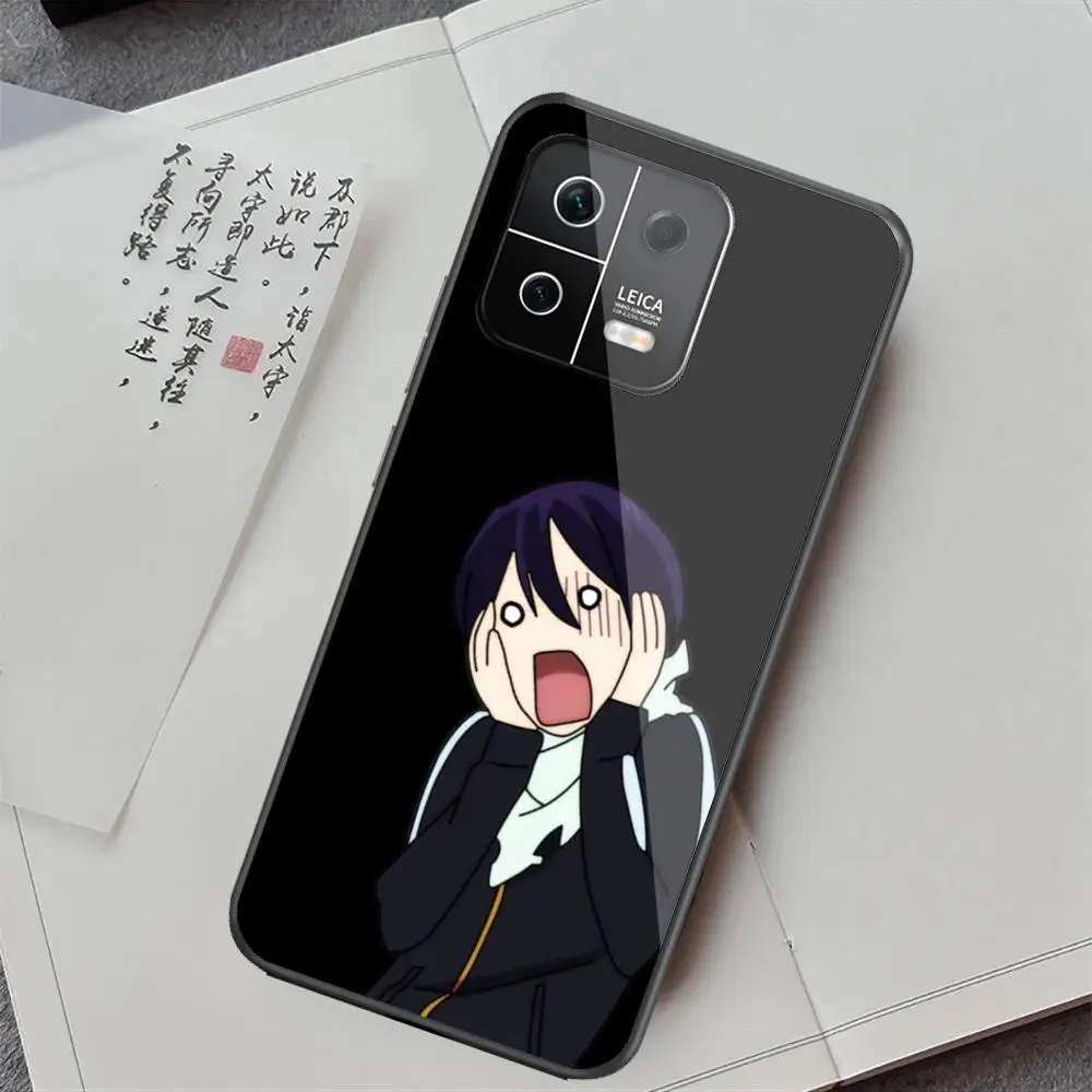 

Noragami Phone Case For Xiaomi 14 Ultra 14 13T 13Pro 13 12T 12 11T 11i 11 Black Glass case
