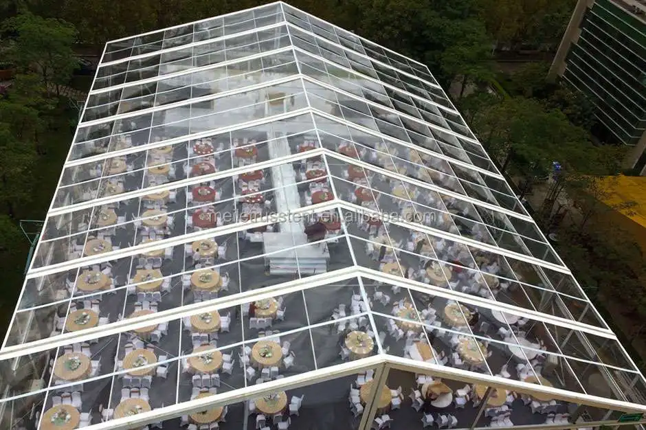 Custom New Design Decoration Transparent Marquee Tent for 600 People Wedding Party Tent for Competitive Price