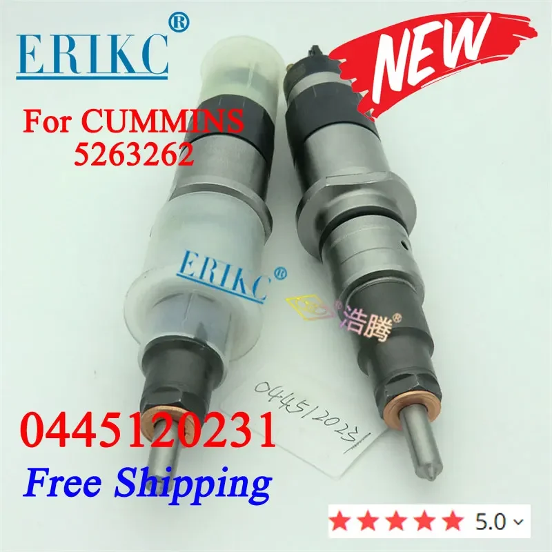 0445120231 5263262 Fuel Common Rail Injector 0445 120 231 CRIN Fuel Injection Nozzle Jet 0 445 120 231 for PC 200-8  240-8