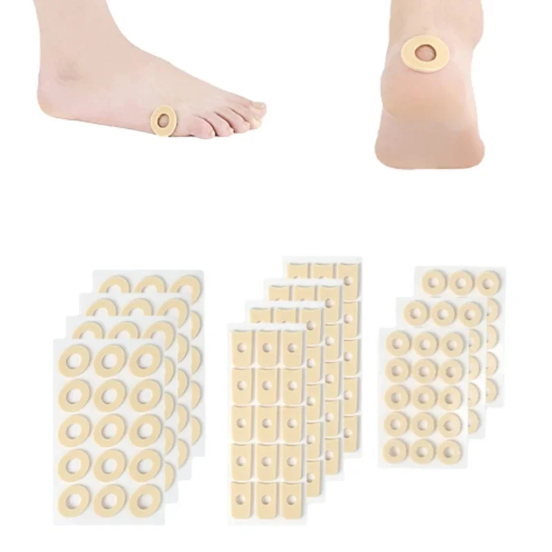 1/2/3/4Sheet 15Pcs/Set Callus Cushions Shoes Heel Pad Foam Toe Foot Corn Bunion Protectors Pads Cushion Tapes Shoes Sticker