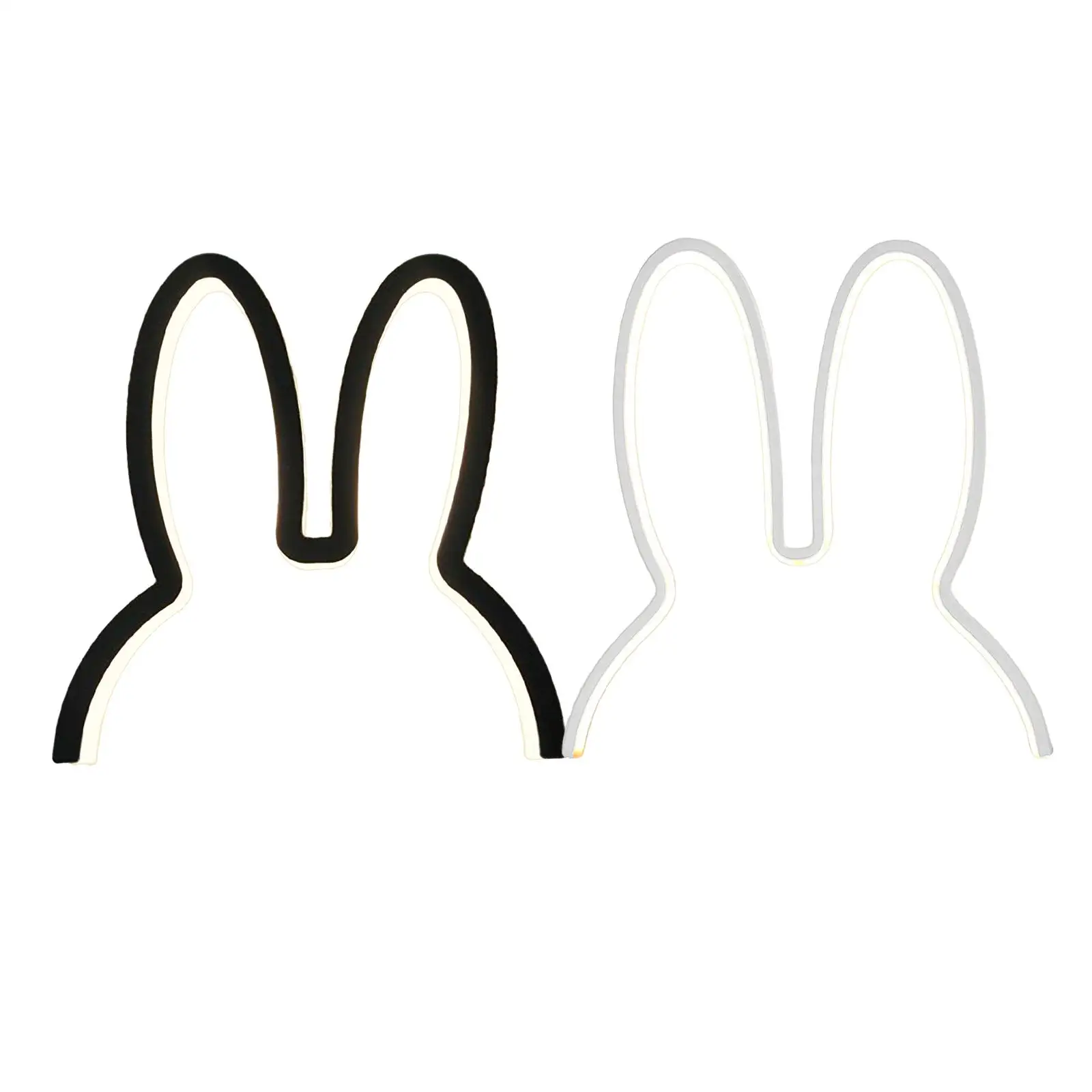 الإبداعية ضوء الليل USB LED الأرنب مصباح لسطح الطاولة مكتب غرفة الطفل