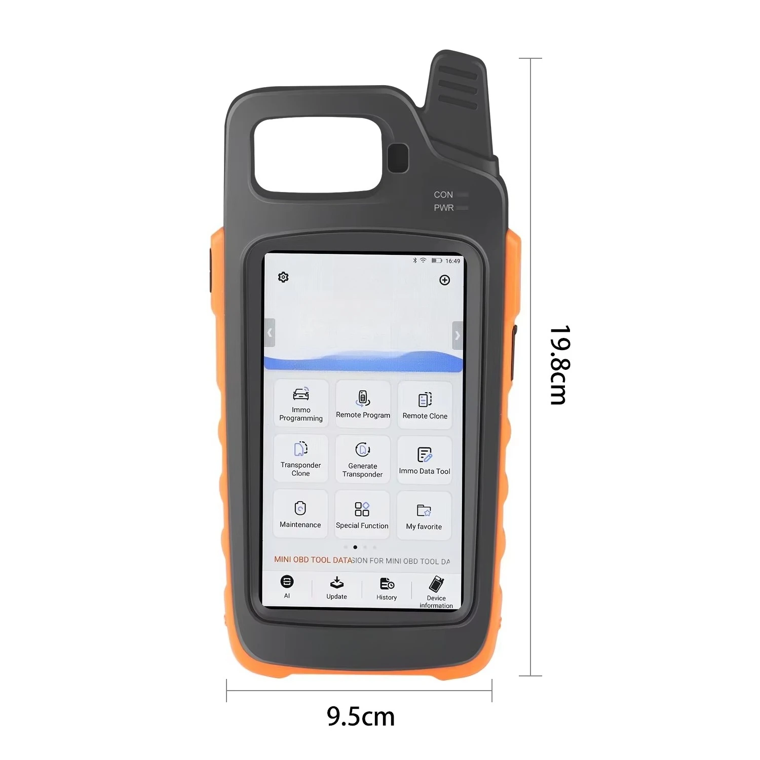 EU/UK  Key Tool Max PRO Combines Key Tool Max and Mini OBD Tool Functions Adds Voltage