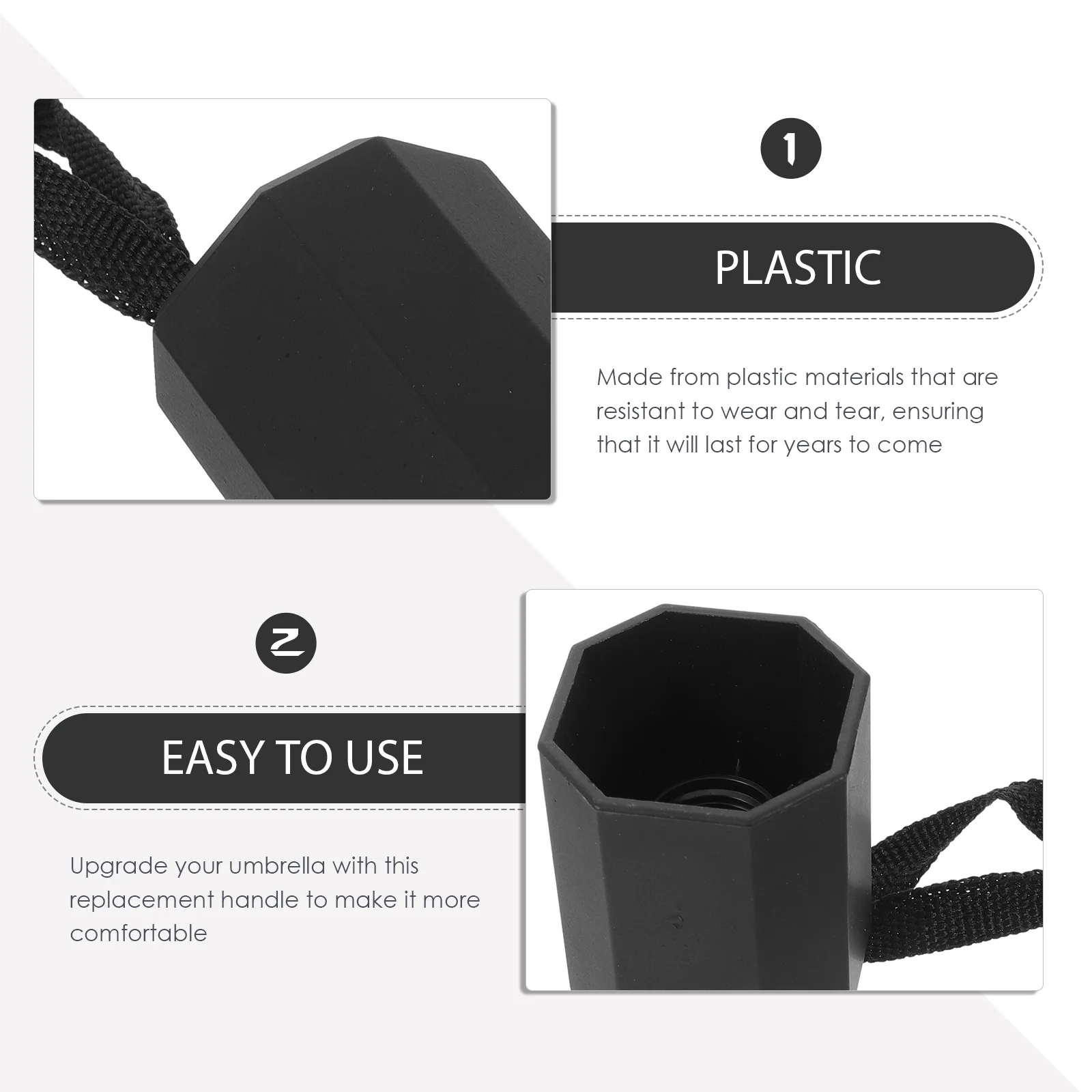 

Umbrella H Accessories 5 16mm Foldable Replacement Parts Compact UV Daily Use Lightweight Folding Umbrella H