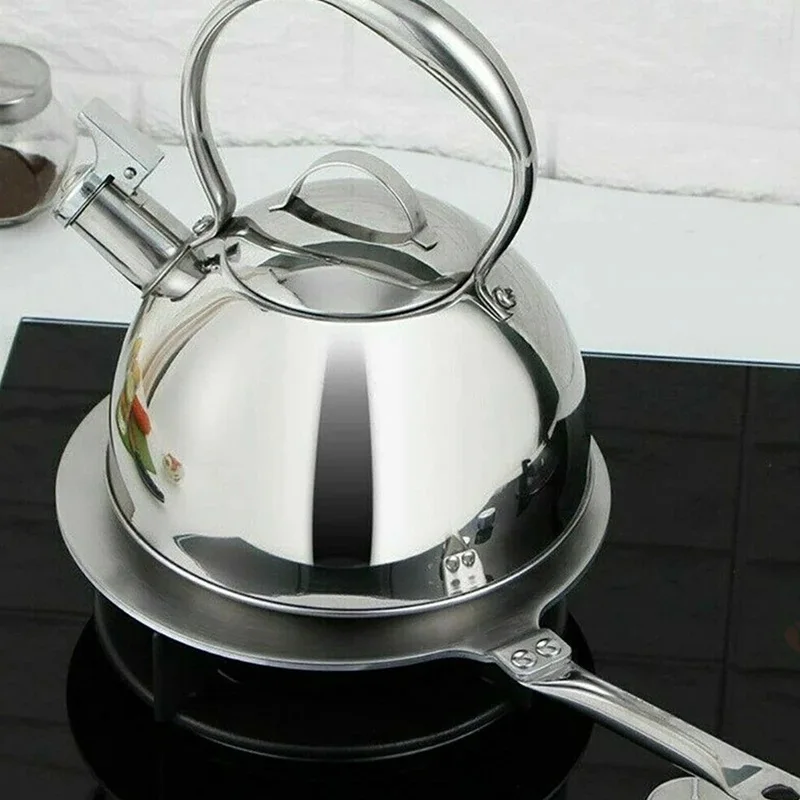 Stainless Steel Heat Diffuser Plate 20cm Diameter for Induction For Electric Gas Stoves Even Heat Distribution