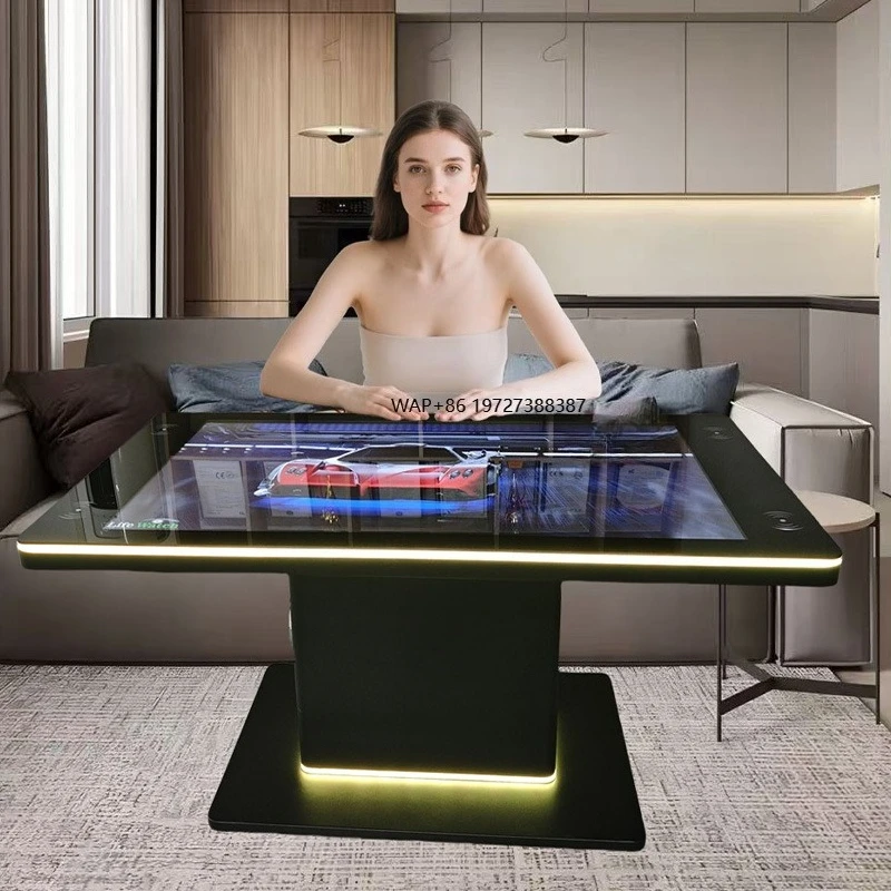 

Wireless Charging Object Recognition Software 43-Inch Smart Multi-Touch Bill Coin Horse Race Lamp Interactive Gaming LCD Table