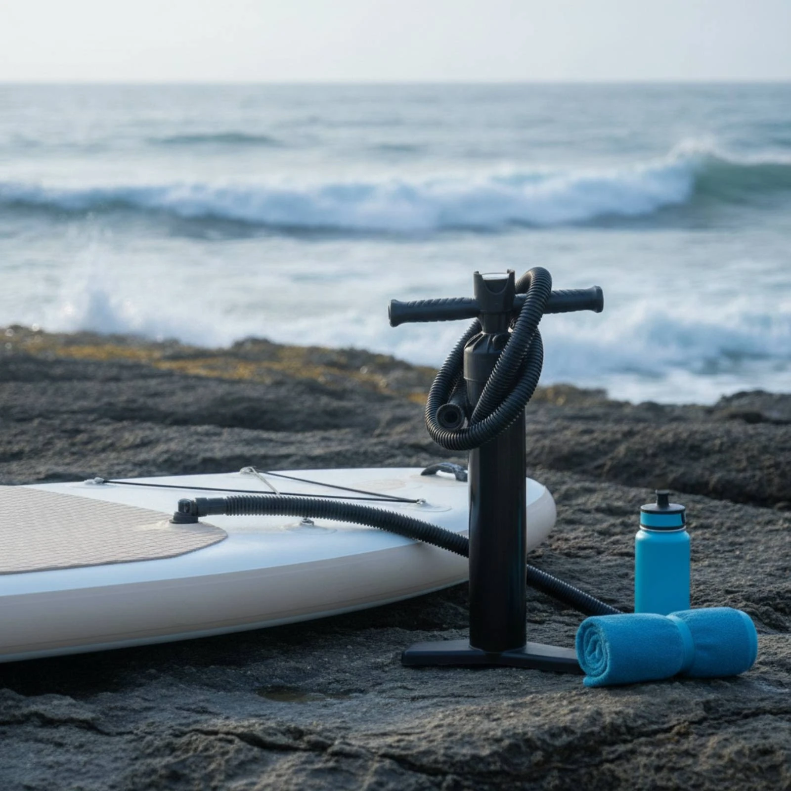 Paddleboard Pump Portable Pump with Pressure Gauge Manual for Paddlers, Paddleboarding, Kayaking