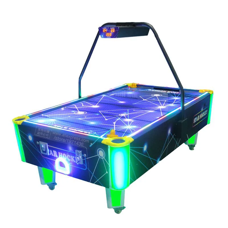 

Push Ball Air Hockey Table Indoor Sport Game Room Coin Operated Amusement Center Prize Lottery Tickets Redemption Arcade Machine