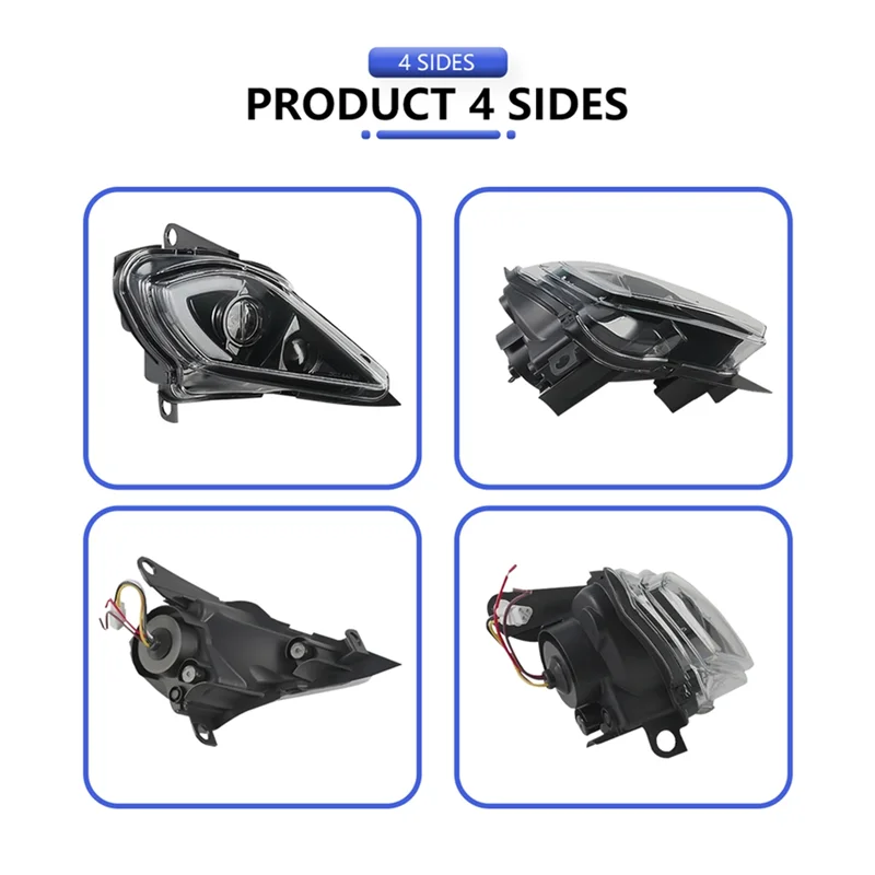 

Classic-Adjustable Headlights For Yamaha Raptor 700 700R YFZ450 YFZ450R YFZ450X Wolverine 450 350 Turn Signal Light 2006-2022