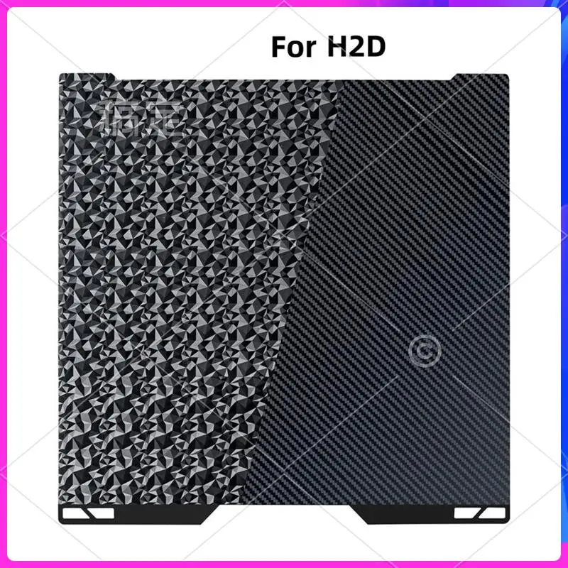 

ABT-Для Bambu Lab H2D 3D-принтер, двухсторонняя гладкая пластина Peo для домашних животных, пружинный стальной лист 355X346.5 мм, детали, нагревательная платформа