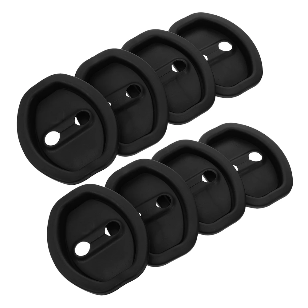 

8Pcs Car Door Lock Protective Covers Silicone Latch Protectors Shock Absorbing Anti-Scratch Noise Reduction Car Door Lock Pads