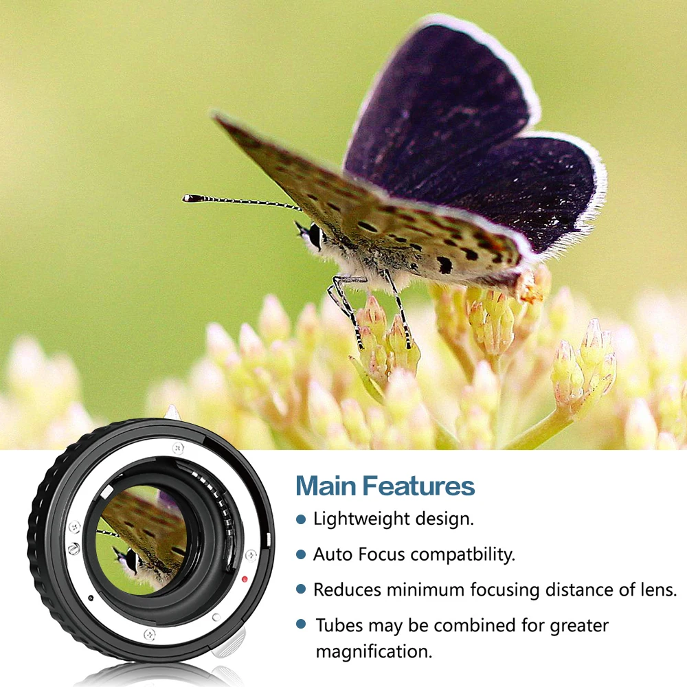 Mcoplus makro elektronik AF penutup otomatis perpanjangan tabung adaptor cincin untuk Nikon kamera DSLR D80 D90 D300 D5600 D800 D850 D500 D750