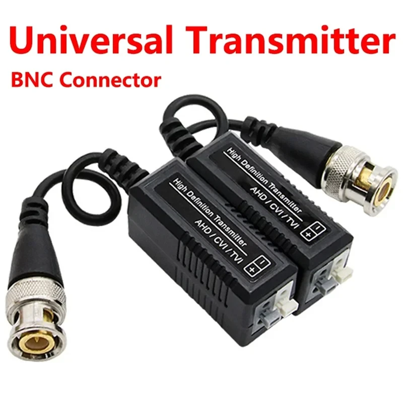 5Pairs Balun BNC Male To UTP Network Camera For HD TVI AHD Cvl Camera CCTV Video Balun BNC To CAT5 CAT6 Utppassive Video