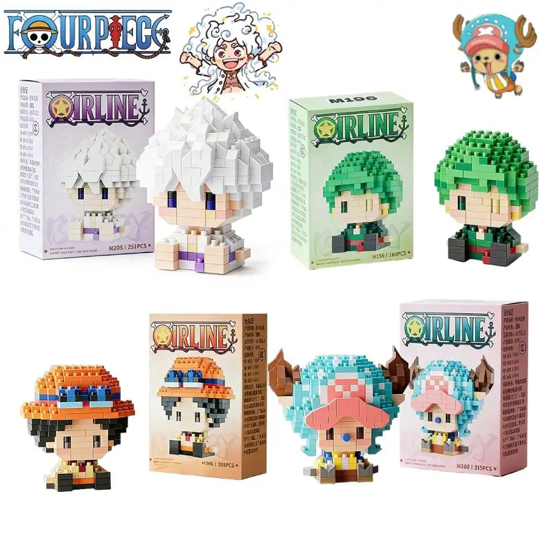 ONE PIECE Anime Micro Bricks Building Blocks, Sun God Nika Luffy