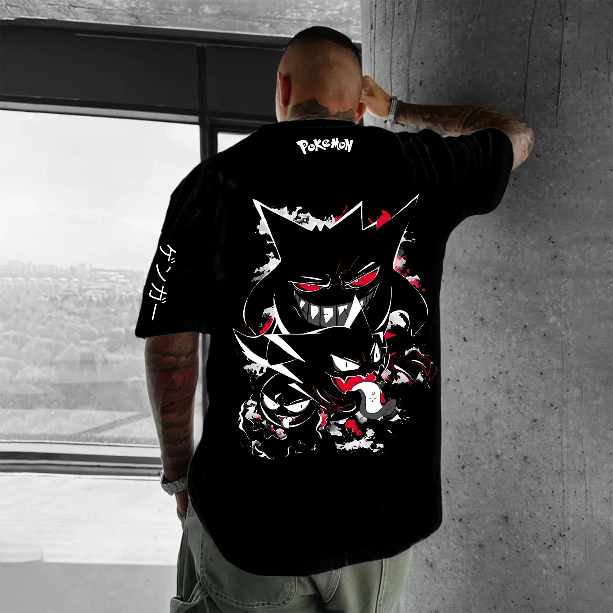 

Pokémon Animation Derivatives Gengar Printing Men's and Women's Summer Fashion Oversize T-shirt、Hoodie、Shorts and Sweatpants