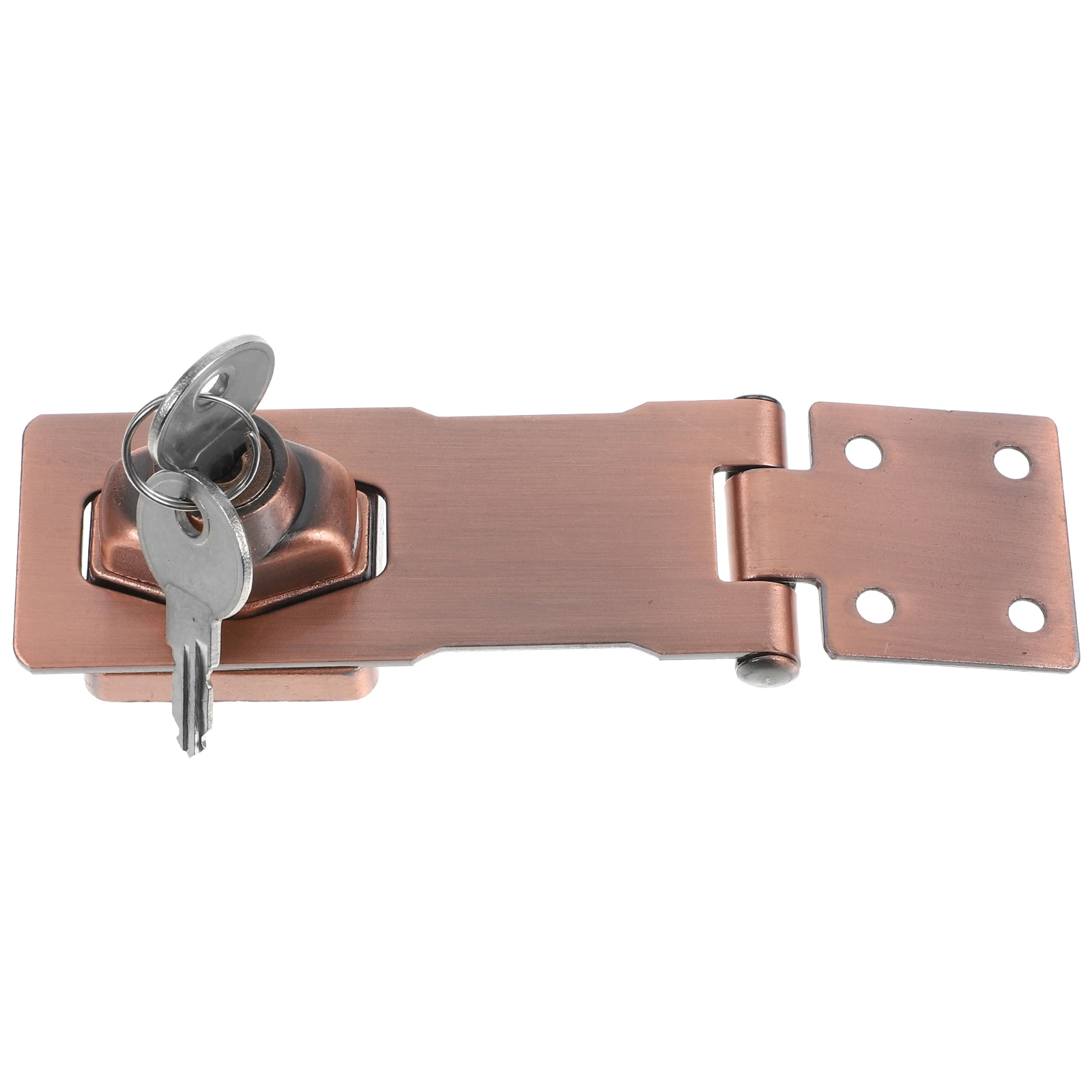 

Cabinet Door Lock 4 Inch Black Stainless Steel Padlock Hasp Latch Drawer Filing Shed Gate Barn Door Hardware Security Clasp