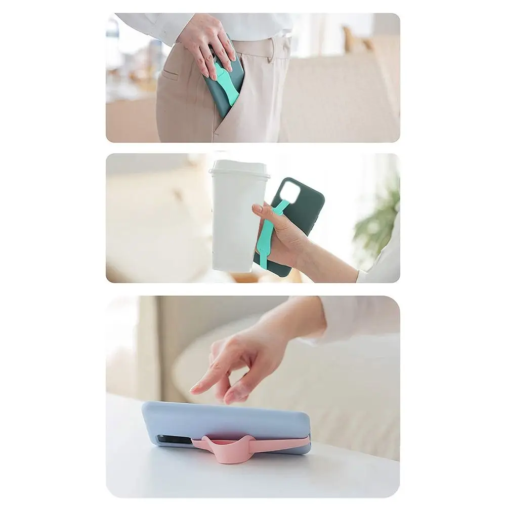 สายรัดข้อมือซิลิโคนแบบนิ่มสำหรับไอโฟน/หัวเว่ย/Xiaomi/ซัมซุง