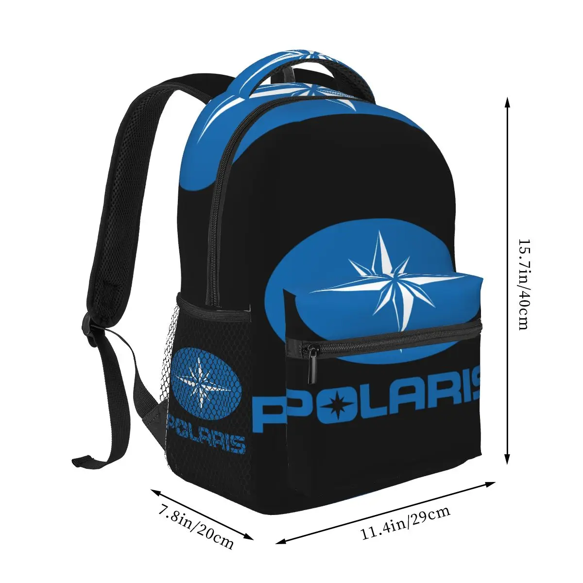 Tas punggung komputer, ransel komputer Logo Polaris Unisex santai