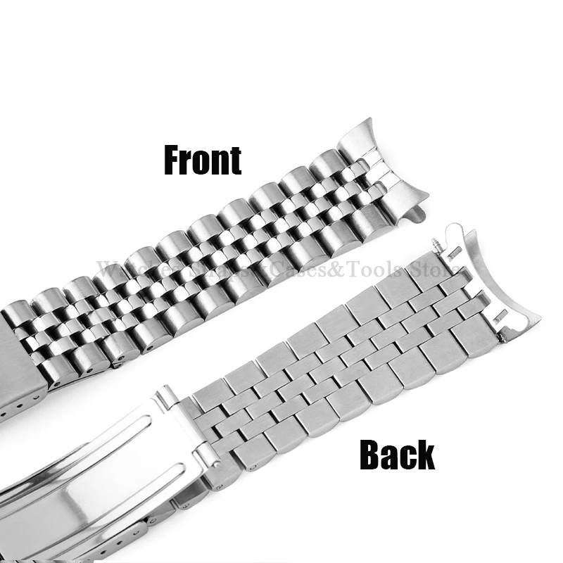 Solid Stainless Steel Band for Rolex for DATEJUST Strap 18mm/19mm/20mm/21mm Curved End for Jubilee Bracelet Men Woman Watchband