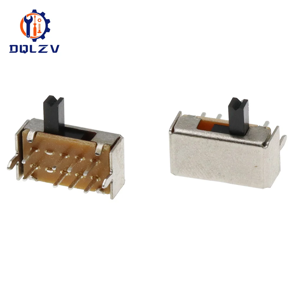 SK23D07 SK23D07VG4 8 Pin PCB 3 Position 2P3T DP3T Miniature Slide Switch Side Handle High 4mm