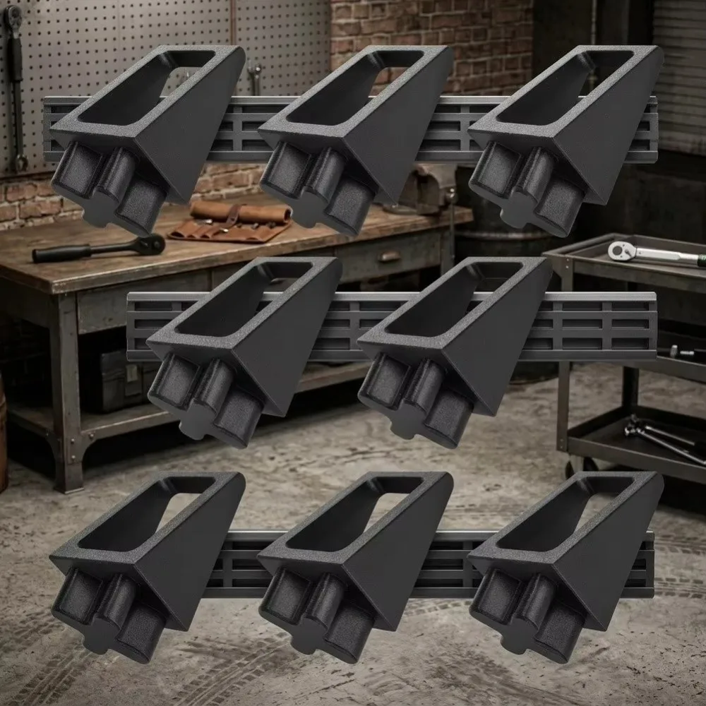 1/5/8PCS Plastic Truck Bed Blocker Weather Resistant Protective Barrier Cargo Track Insert Easy Setup Secure Fit