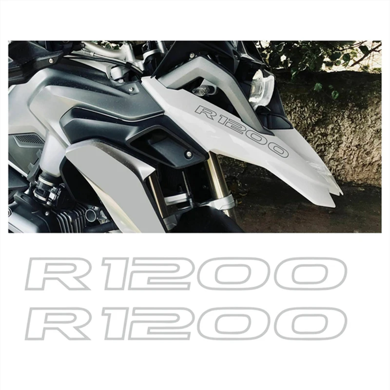 2PCS Beak Front R1200 Sticker Motorcycle Decal Logo For Bmw r1200 Gs Adventure r1200 Gsa r 1200 Lc 2022 2010 2016