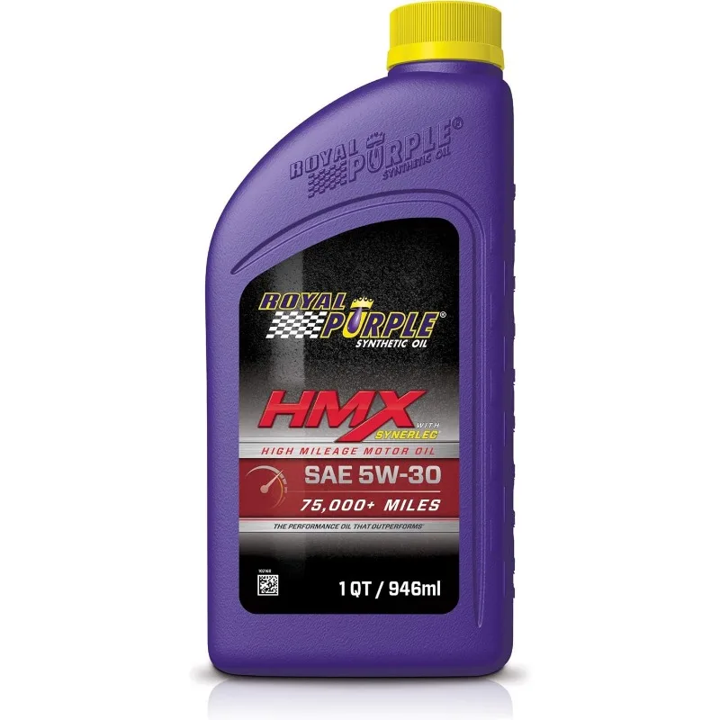 Royal Purple 11748 HMX SAE 5W-30 High-Mileage Synthetic Motor Oil - 5 Quart