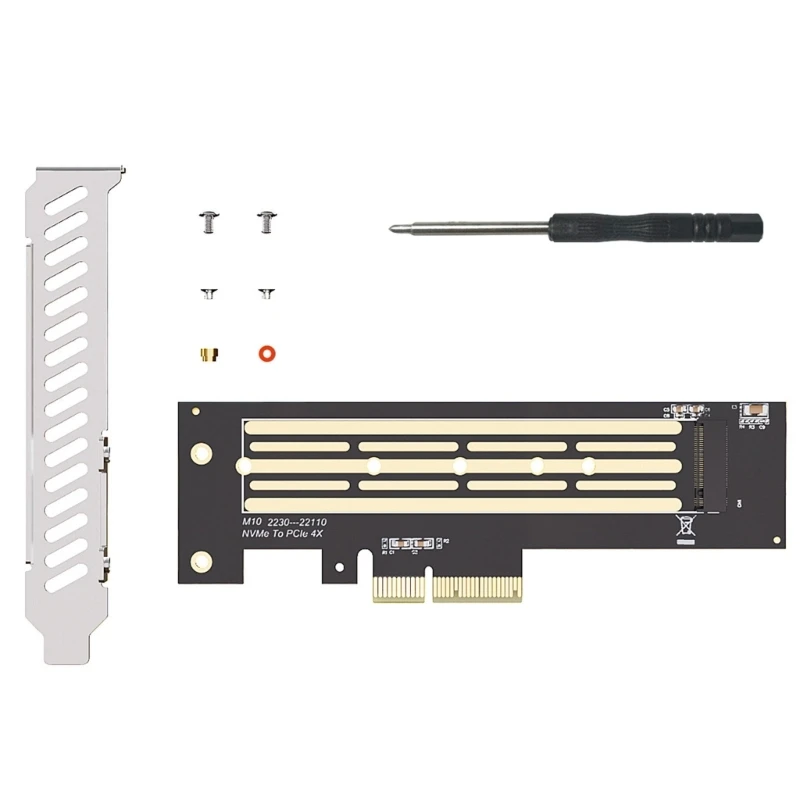 Add On Cards NVMe M.2 To PCIe 4.0 M.2 Adapter With Bracket PCIE to M.2 Adapter Expansion Card for PC