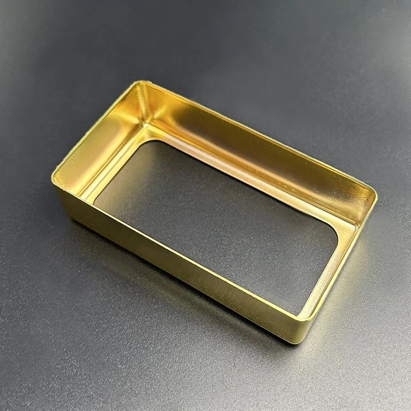 4Pcs O Shape Brass 70*39MM Pickup Covers /Lid/Shell/Top for Electric Guitar/Metal Guitar Humbucker Covers Chrome/Gold