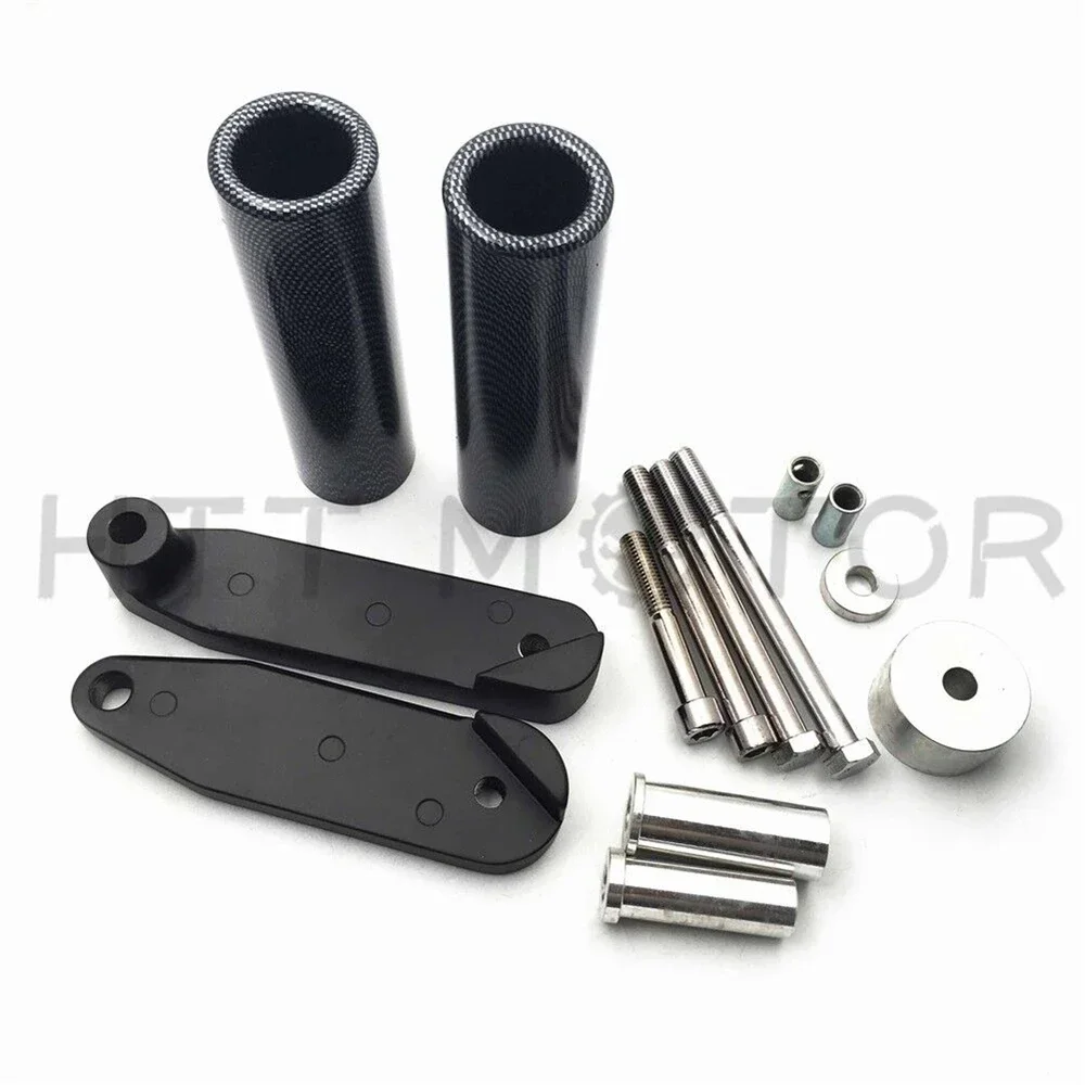 Motorcycle Parts No Cut Frame Slider for Kawasaki 2008-2013 Ninja 250 250R EX250 Carbon