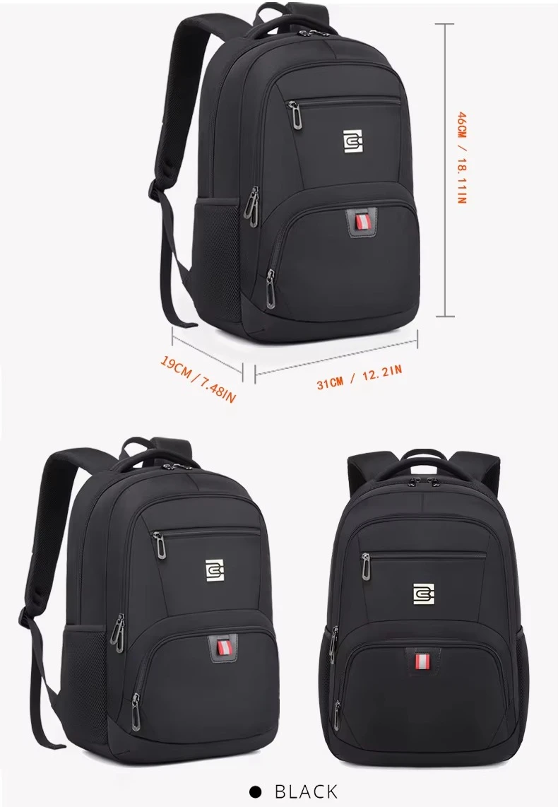 Backpack Men's Backpack, Large Capacity Travel Bag, 15.6-inch Game Book Computer Bag, Student Backpack